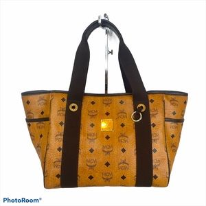 MCM Brown Shopper Tote Bag